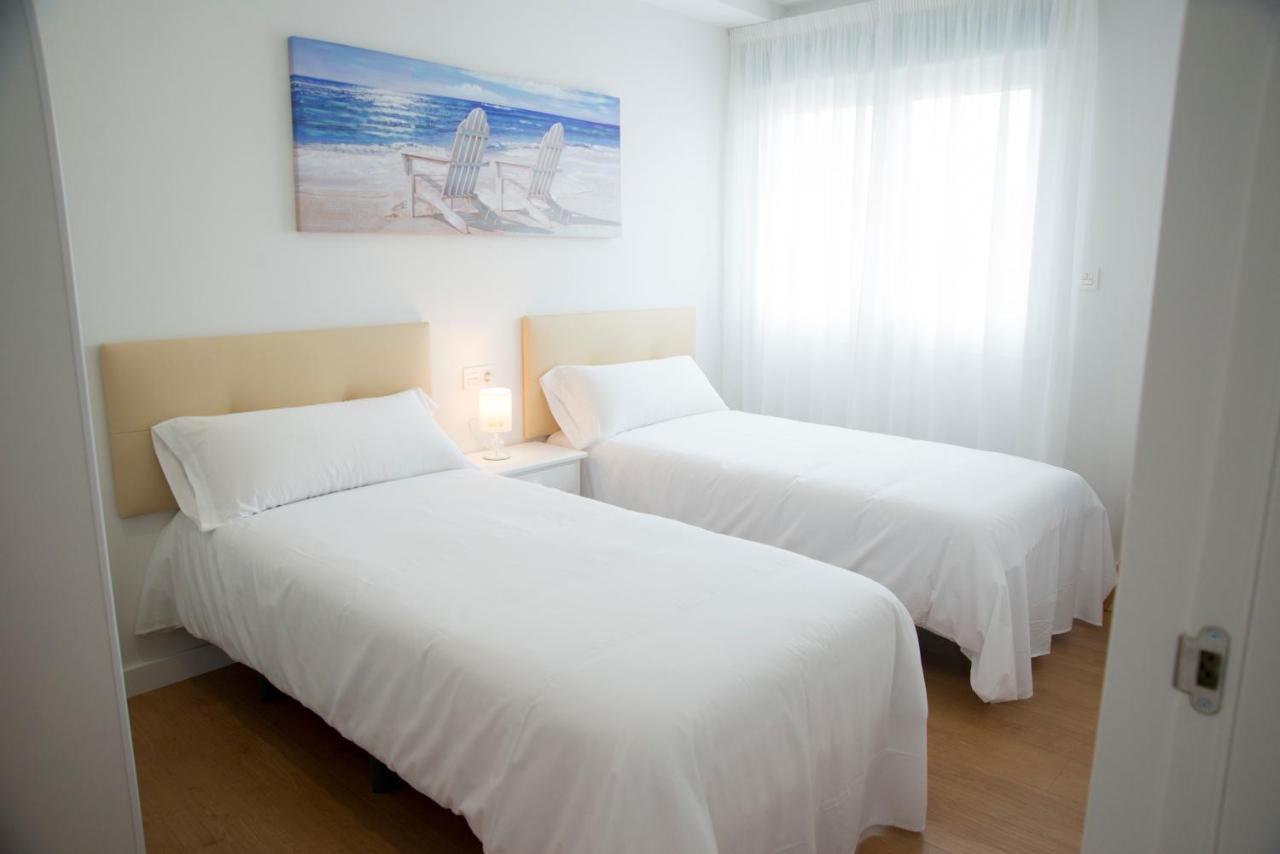 L2 Apartamento O Grove Centro 2 Hab Con Aire Ac Parking Exterior foto